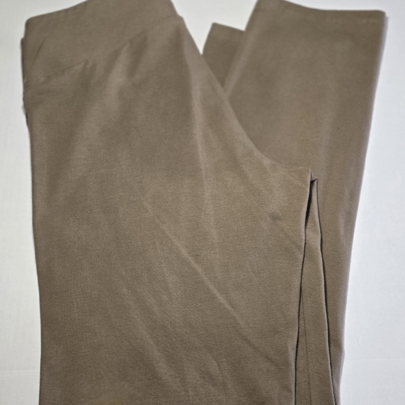 Women with Control Slimming Tights Khaki Leg Pant Size Medium Tummy Control - Picture 6 of 8